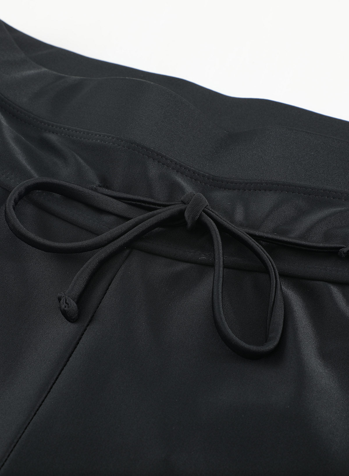 Ocevara Black Quick-drying Conservative High Waist Swim Short - image 16