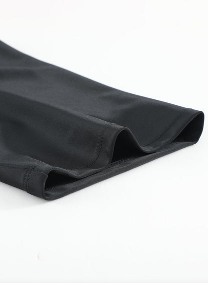 Ocevara Black Quick-drying Conservative High Waist Swim Short - image 17
