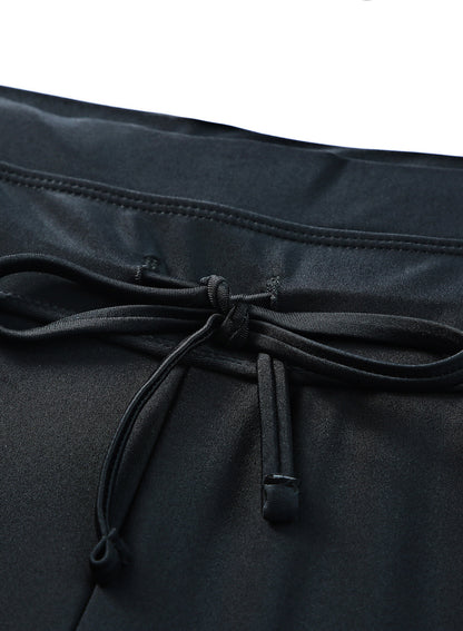 Ocevara Black Quick-drying Conservative High Waist Swim Short - image 21