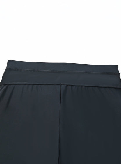 Ocevara Black Quick-drying Conservative High Waist Swim Short - image 11