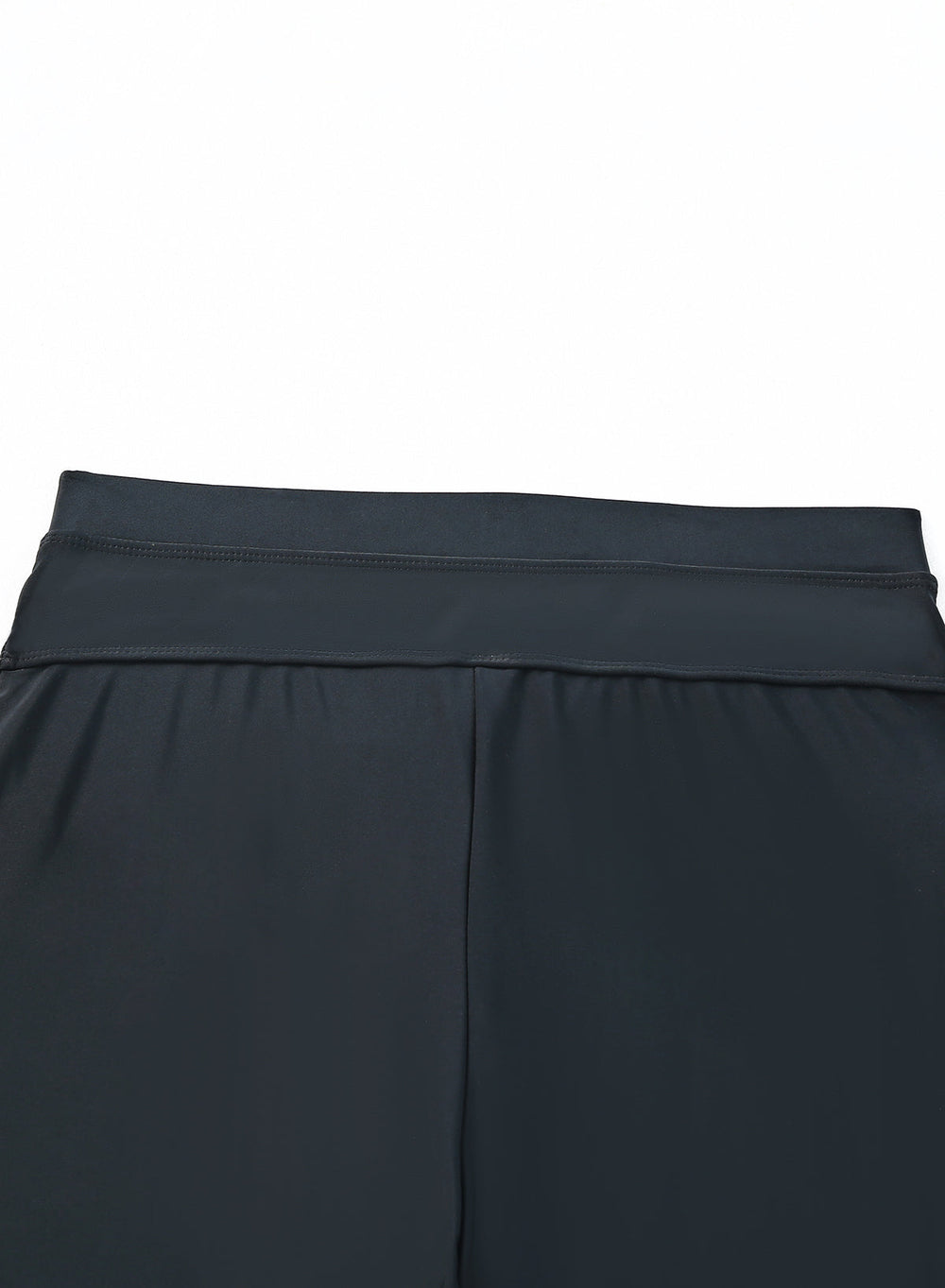 Ocevara Black Quick-drying Conservative High Waist Swim Short - image 11