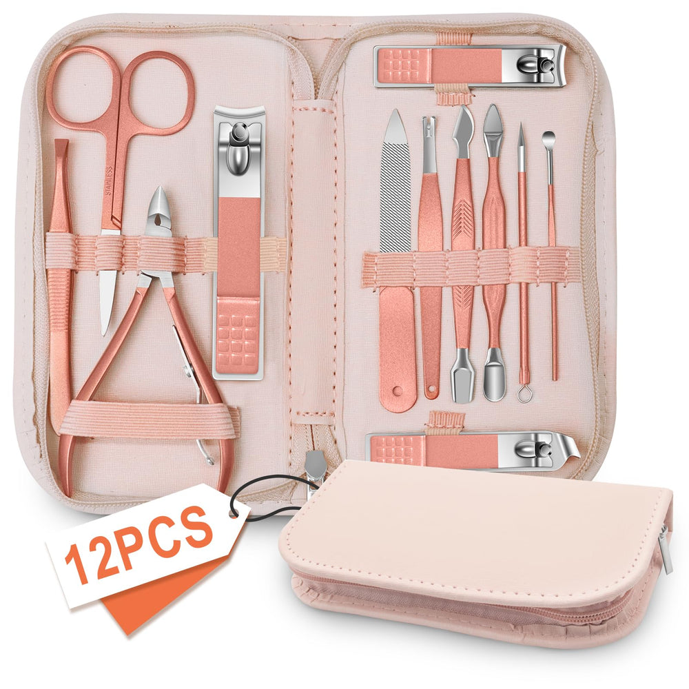 Ocevara Manicure Pedicure Set, 12 Pcs Nail Care Kit for Women, Mens Nail Grooming Kit, Manicure & - image 13