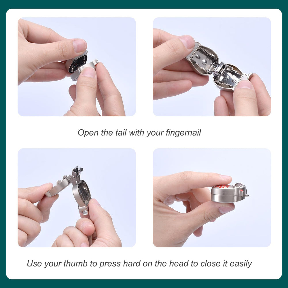 Ocevara German Professional Stainless Steel Mini Nail Clippers, Ultra Sharp and Sturdy Fingernail and - image 9