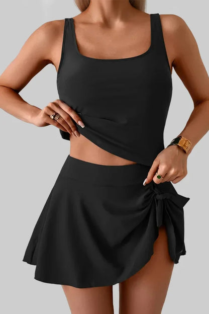 Ocevara Tankini Swimsuit for Women Tummy Control Two Piece Bathing Suit High Waisted Tank Top with - image 9