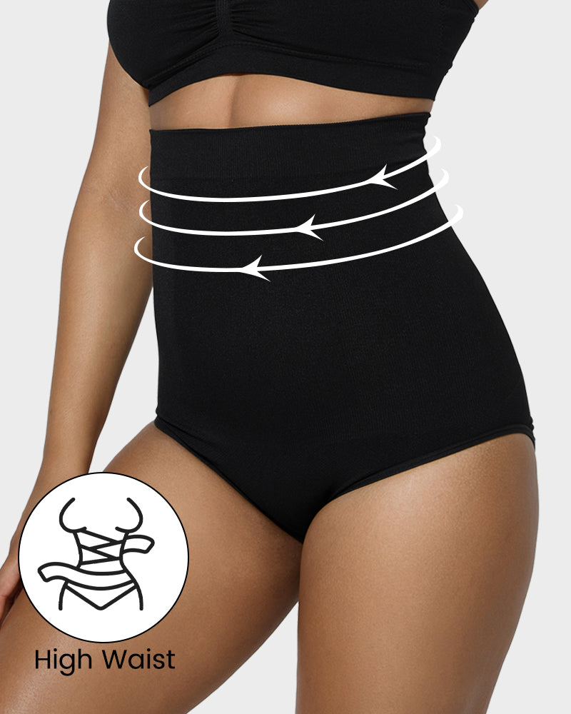 Ocevara High Waist Tummy Control Brief Panty (2 Pack) - image 10