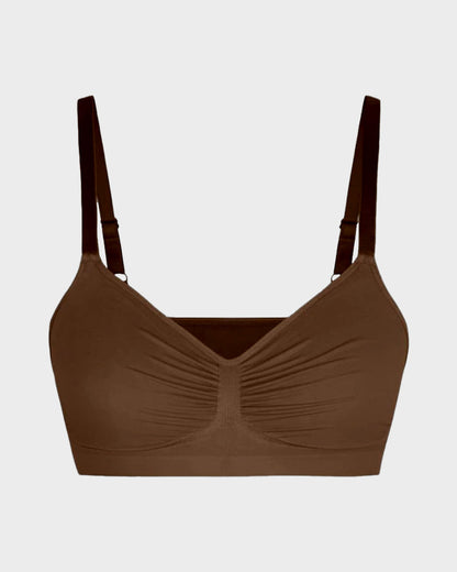 Ocevara Ocevara Women's Full Coverage Non-Padded Wireless Sculpt Bra - image 8