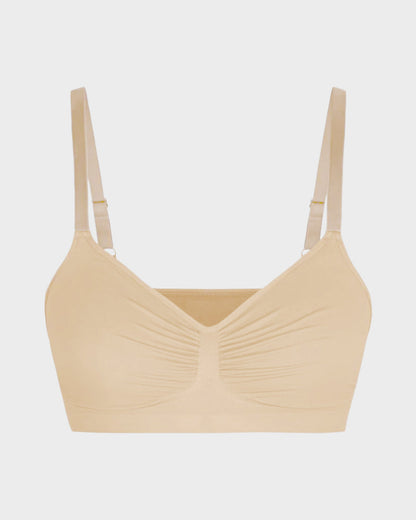 Ocevara Ocevara Women's Full Coverage Non-Padded Wireless Sculpt Bra - image 4