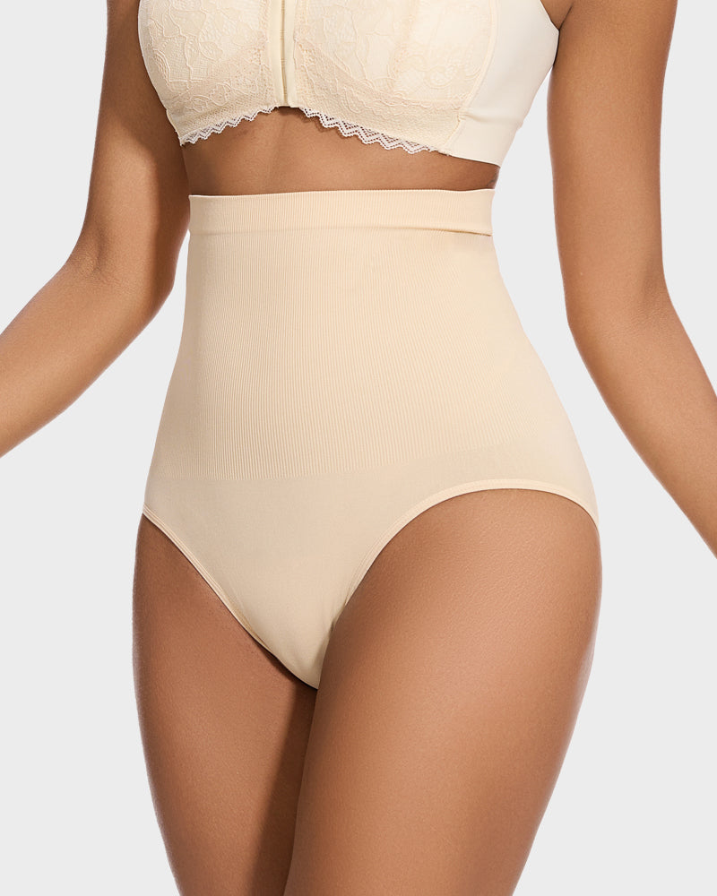 Ocevara High Waist Tummy Control Brief Panty (2 Pack) - image 5